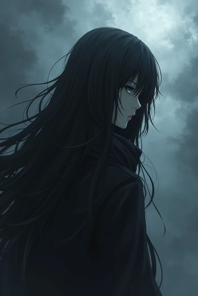 Here is the combined prompt:
"Shadows define me, darkness is my solace, black as my soul, grey skies and dark eyes, lost in the shadows, my heart is a void, darkness fuels my soul, in the shadows I thrive, black as the night, cold as the stone, embracing the darkness within"
O, If you prefer it a little shorter:
"Shadows define me, darkness fuels my soul, black as my heart, lost in the grey"
This prompt combines elements of the previous ones to create an intense and mysterious message that can work well for an anime profile picture with a dark theme..