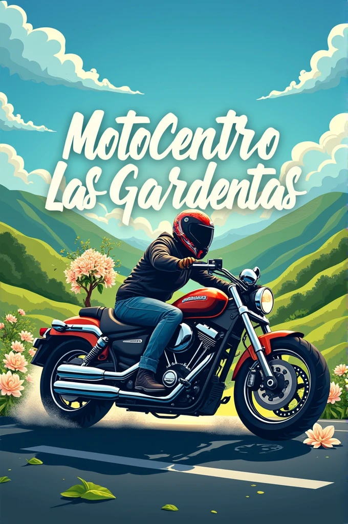 Logo for the Motocentro Las Gardenias motorcycle dealership