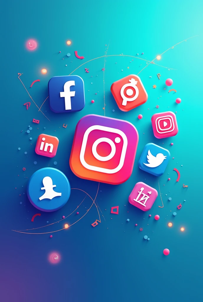 Generate a promotional recruitment poster for social media work written in Spanish calling for joining the group by putting the social media icons in the image without putting Twitter and digital money and dollars and without letters