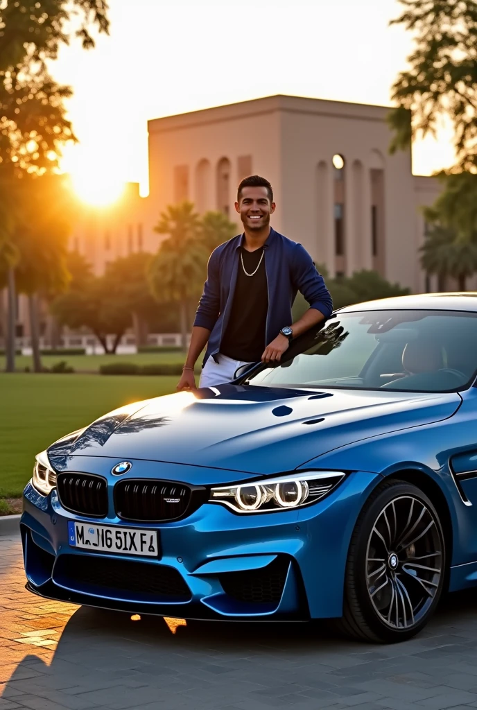 Blue bmw and ronaldo ,Tashkent