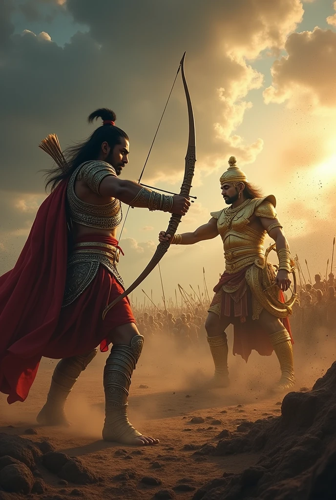 The mahabharata war arjuna vs karna