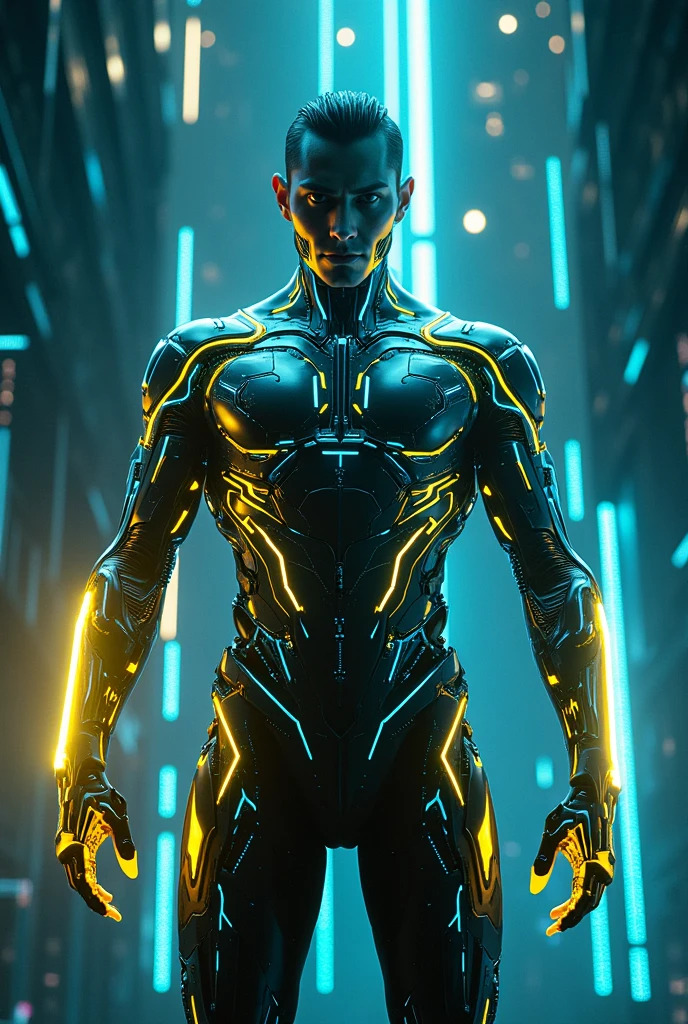 Tron legacy C.L.U with yellow beam make him more like the movie