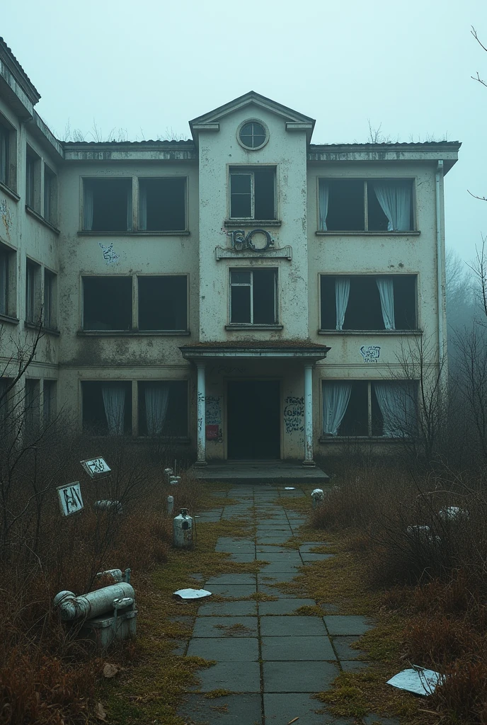 Photo of abandoned hospital