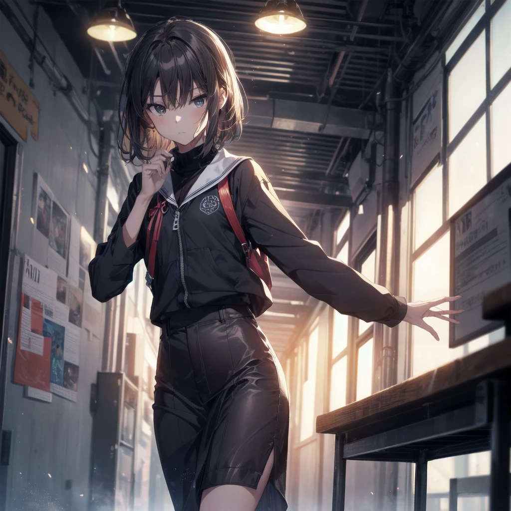 (Highest quality, 4K, 8k, High resolution, masterpiece:1.2), Very detailed, (Cool and realistic,Photorealistic:1.37), High resolution, Anime Moe Art Style, best anime 8k konachan wallpaper, pixiv Contest Winner, Perfect ???????, Very detailed肌,break,(Please draw a girl walking sleepily to school.. ),break, One person, (alone,change,child,13 years old:1.3),Complete limbs, Full Finger, Middle school students, The charm of androgyny, Eros is fleeting, (amount), Flat Chest, Small Ass, between legs, Small eyes,Beautiful and exquisite black eyes, Well-proportioned iris and pupil, Disgusted Eyes, High resolution detailed hair, Sailor suit, skirt, School zone. break,Moderate: Anime Art, Vibrant colors, Sharp focus, Professional, Bokeh.
Lighting: Natural sunlight casting a soft glow on the girl, School zoneに温かく居心地の良い雰囲気を作り出す..break,Best lighting by famous artists, 8k,figure,