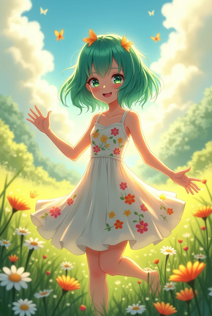Short-haired girl