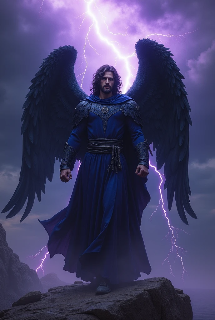 The arch angel micheal
With his dark powers