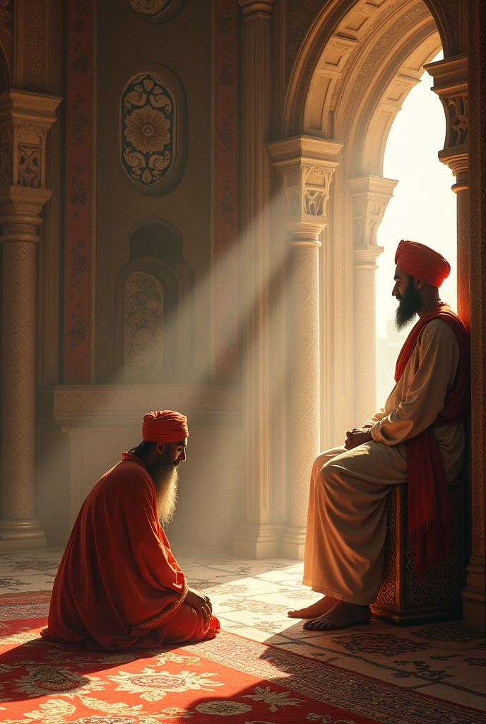 The king should consult the dervish for the right decision.