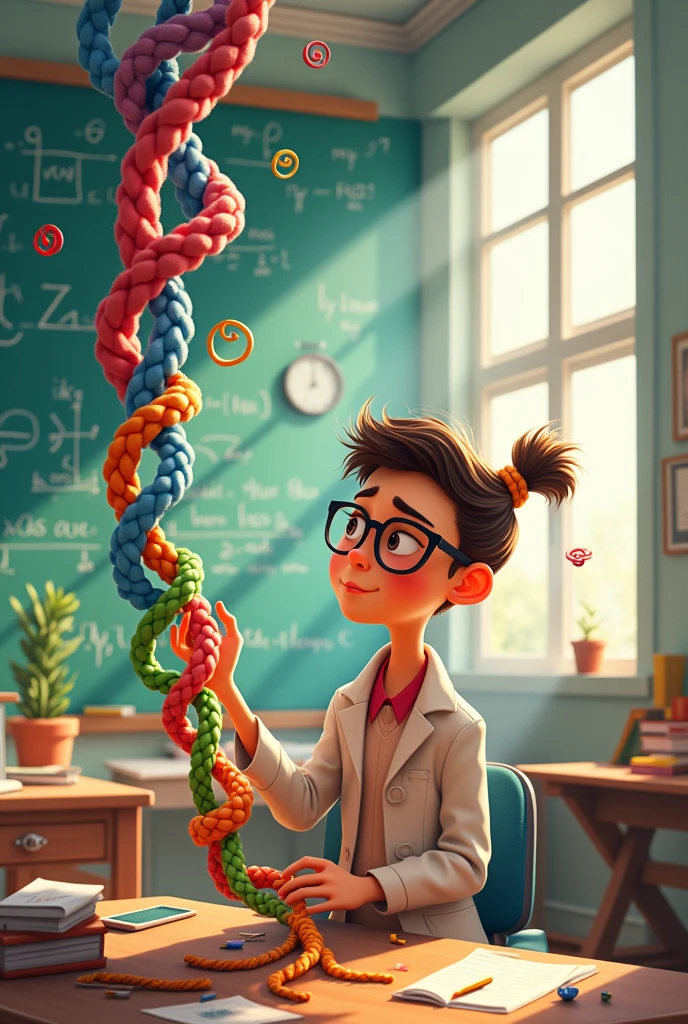 Producing figures of the knot system in mathematics