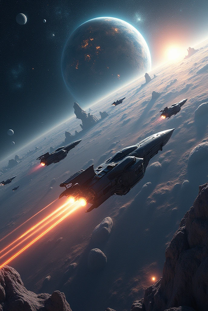 Earth is bigger than all planet and all planet are so modern and futuristic spaceship are roaming in the space and so many robot are fighting each other in the planet and most hypersonic supersonic car arounding in the solar system