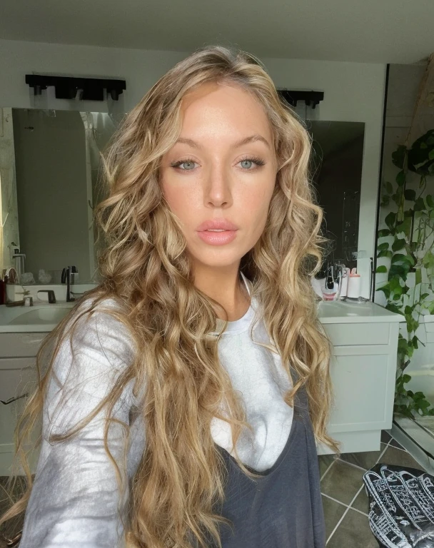 Add this woman in a gym setting
