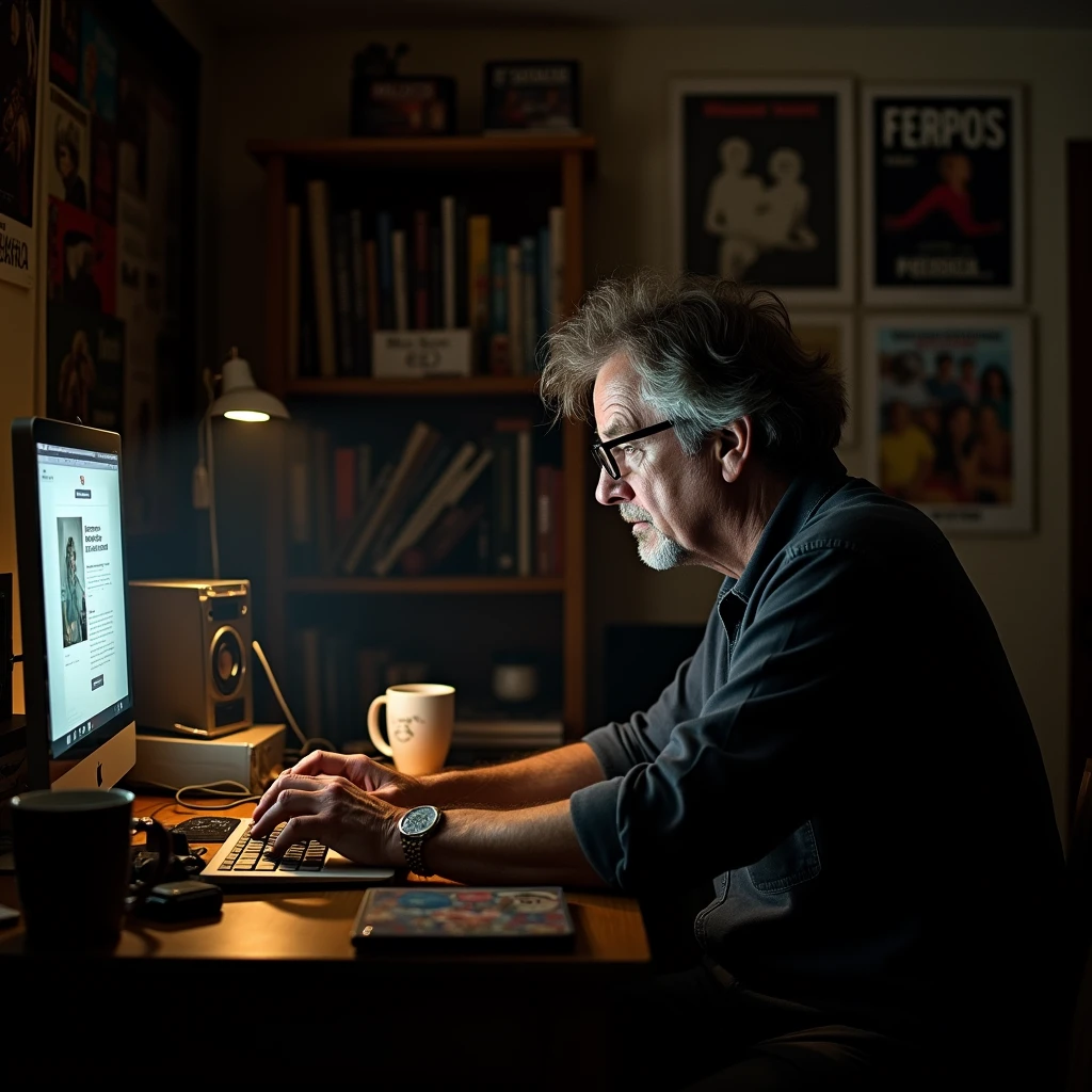 man looking at websites +18
