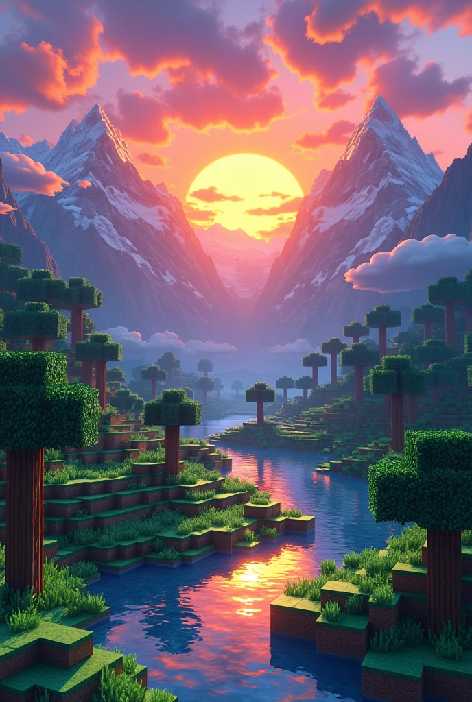 Create an image that says EpicCraftMC with a nice background