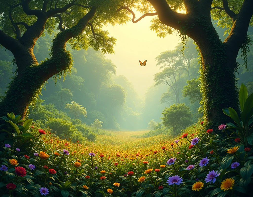 Amazon rainforest field 
