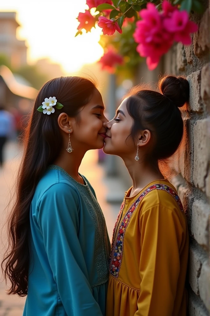 2 pakistani girls kissing