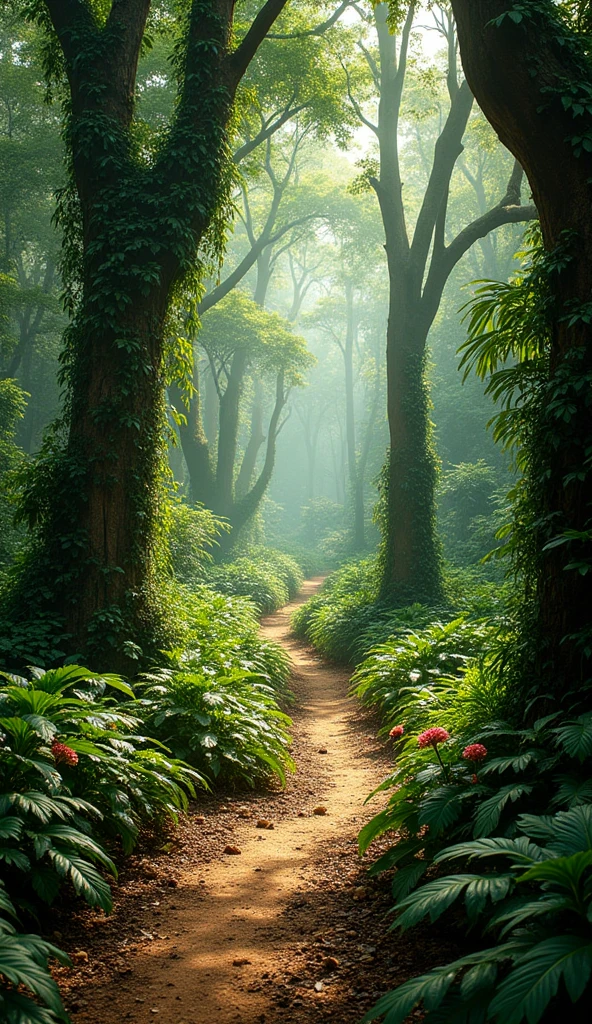 A long trail through the Amazon rainforest
