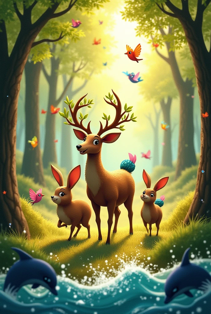 March along, with the animal song,
Tap your paws and sing along,
From the forest to the sea,
Every creature joins the harmony!