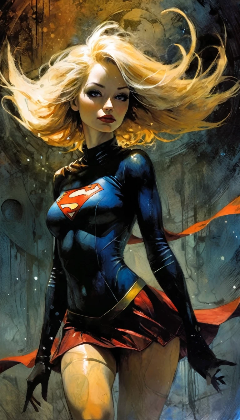 ((full body view)), (Supergirl amazingly flies through outer space), miniskirt, full suit, perfect ass, (full DC Comics superhero), outside, highlight your muscles and scars. The landscape is lush and mysterious, with galaxies all around you. The camera details everything... perfect ass, dynamic pose ((she has blonde hair, she has long hair)), perfect ass (she has a confident smile, heroic pose), (her attitude is fearless), (she has a personality arrogant). (best quality, 4k, 8k, high resolution, masterpiece: 1.2)eroticism, sexy, black and white image, between shadows, oil painting, chiaroscuro, sensual, dramatic lighting, moody atmosphere, photorealistic, intricate details, masterpiece, ultra-detailed, high quality, 8k, best quality, realistic, cinematic, dark and brooding, expressionistic, powerful composition, emotional impact, art inspired by Bill Sienkiewicz and Dave McKean, ultra detailed, (realistic, photorealistic, photorealistic: 1.37), intricate details, vivid colors, sharp focus, professional, artwork by Dave McKean, surrealism touch oil, oil painting style, portrait, woman, beautiful detailed eyes, beautiful detailed lips, dreamy atmosphere, shadow play, soft lighting, fun pose, dark tones, ethereal background, fantasy elements, texture, layered composition , {{{,nsfw,speech bubble,sexy nude, {{{,{pussy,spread her pussy,cum,cum on pussy,masterbation,straddling,y}}},cute,ultra detailed skin,sketch}}}, ,}}}, art inspired by Bill Sienkiewicz and Dave McKean
