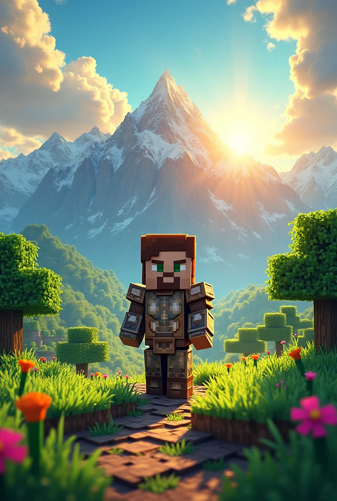 In the same background put the words EpicCraftMC