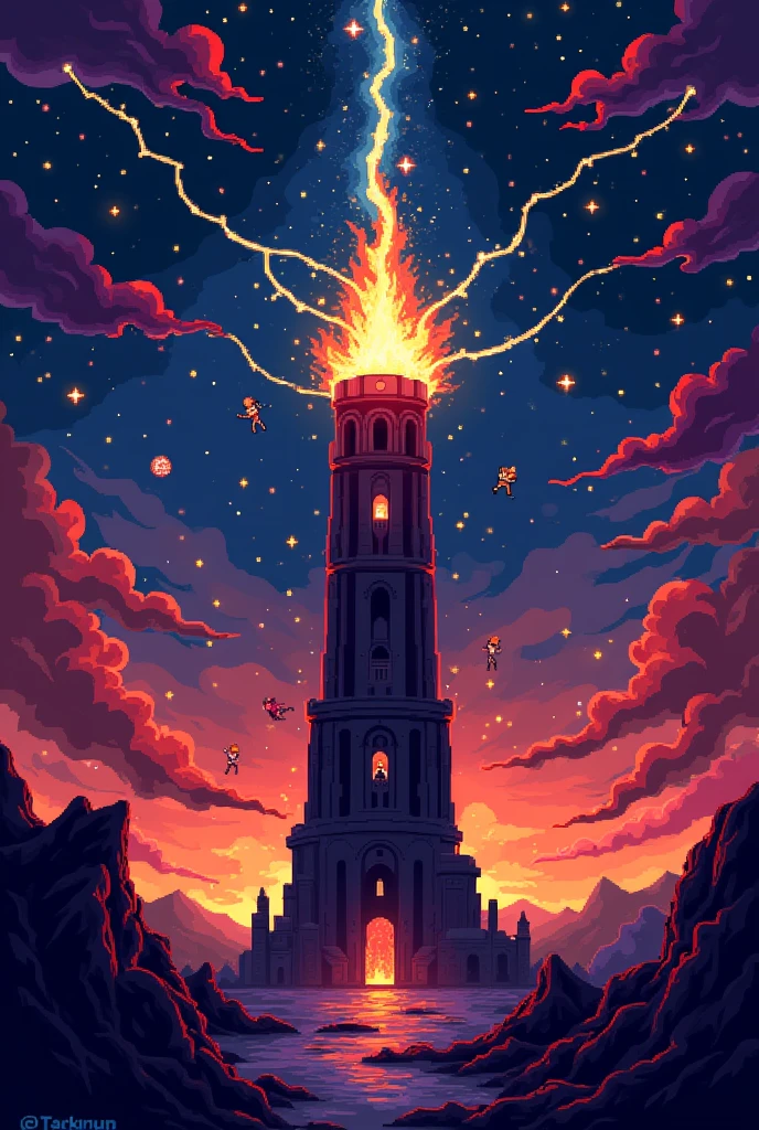 the tower tarot 8 bit