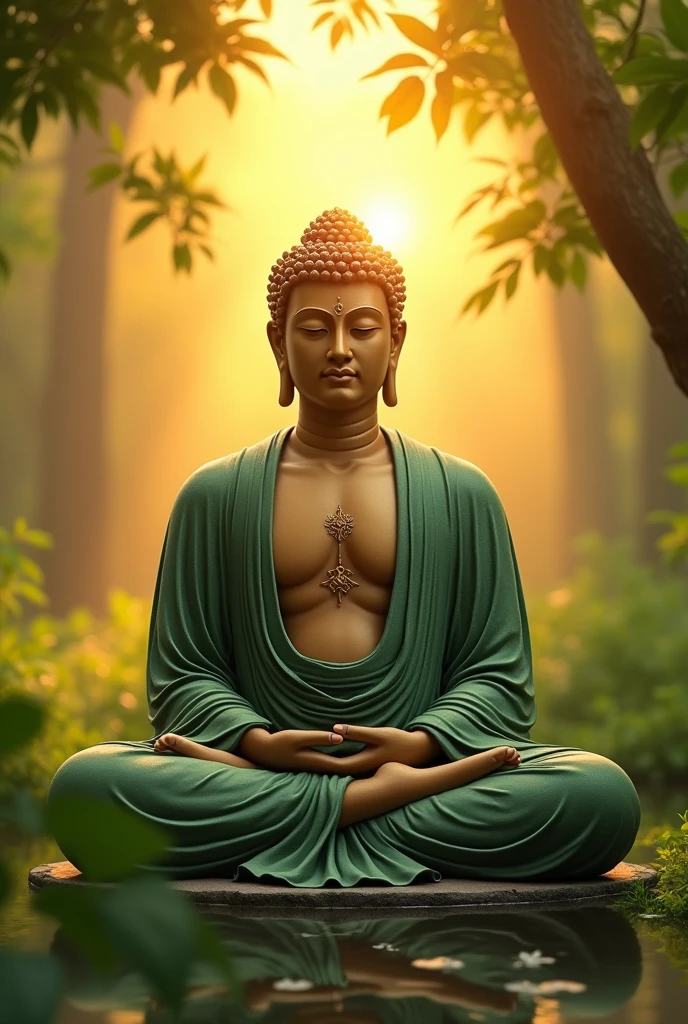 "Bound by ignorance, desire, and attachment, we walk the endless cycle of suffering. But in understanding, we unravel the chain, freeing ourselves from the grip of birth and death, and awaken to the peace of liberation."
male budha real male not statue