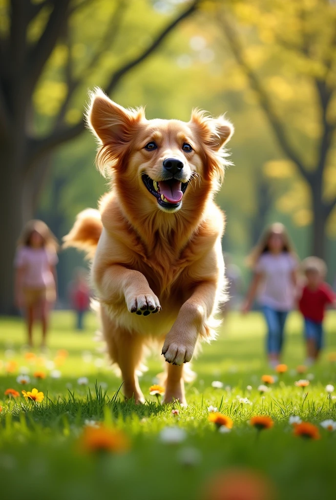 a ahppy dog