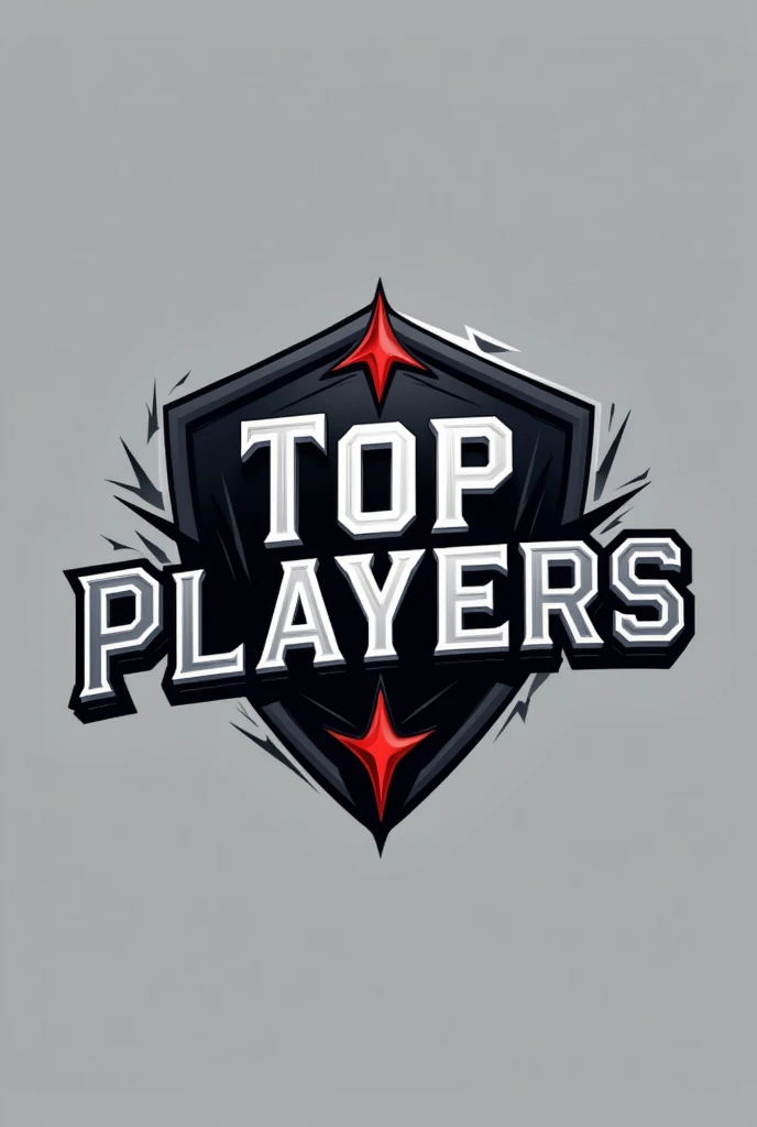 Logo game with the name of Top Players color black