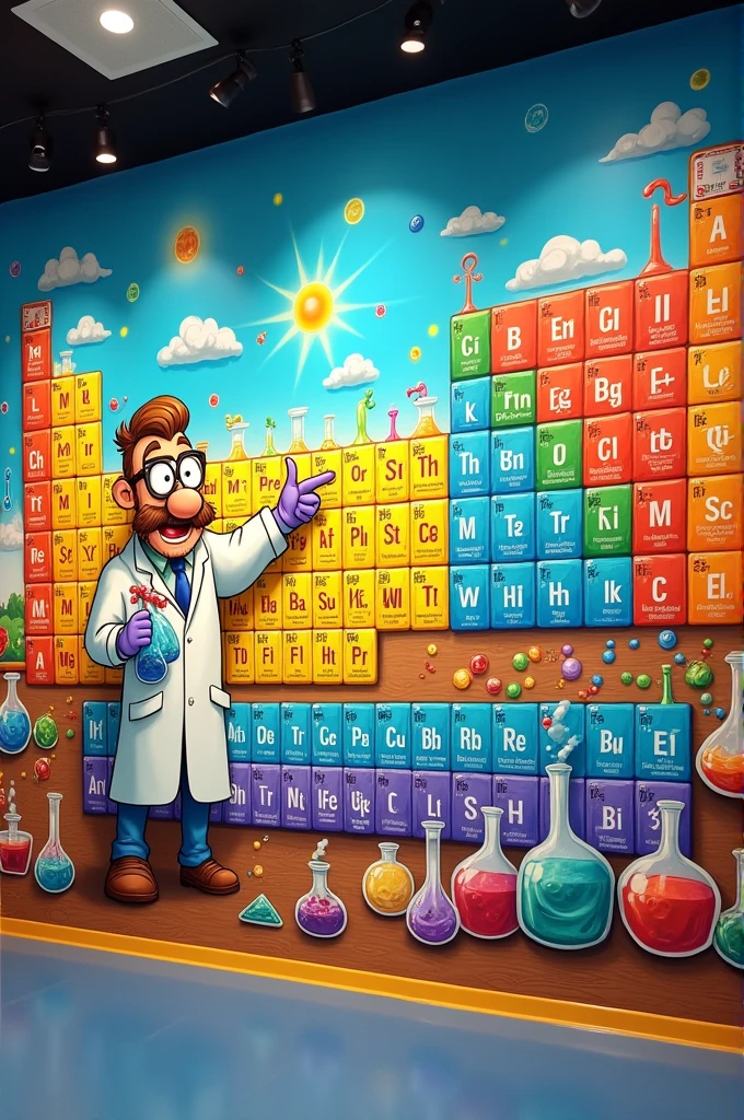 Secondary chemistry mural 