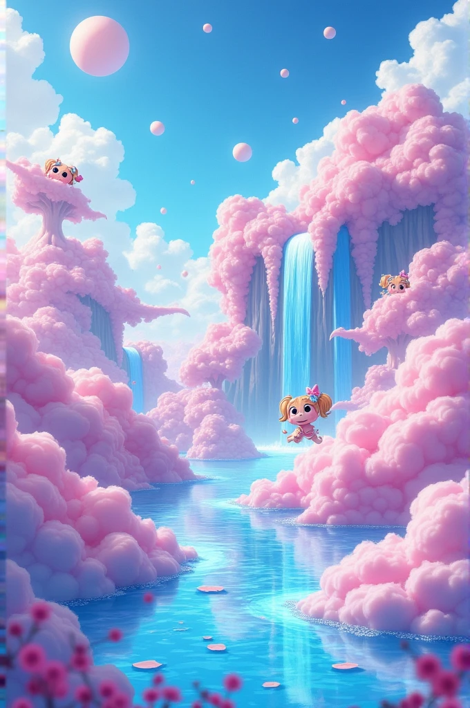 abstract anime art scenery