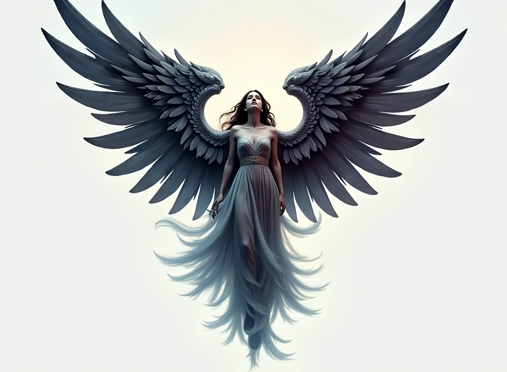 Wings fully visible, make sure the entire span of the wings is included within the frame, with the tips clearly visible.