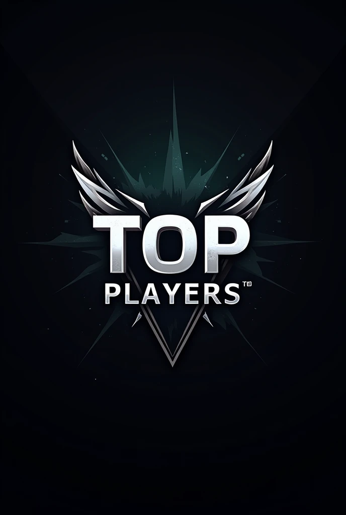 Logo game with the name of Top Players color black