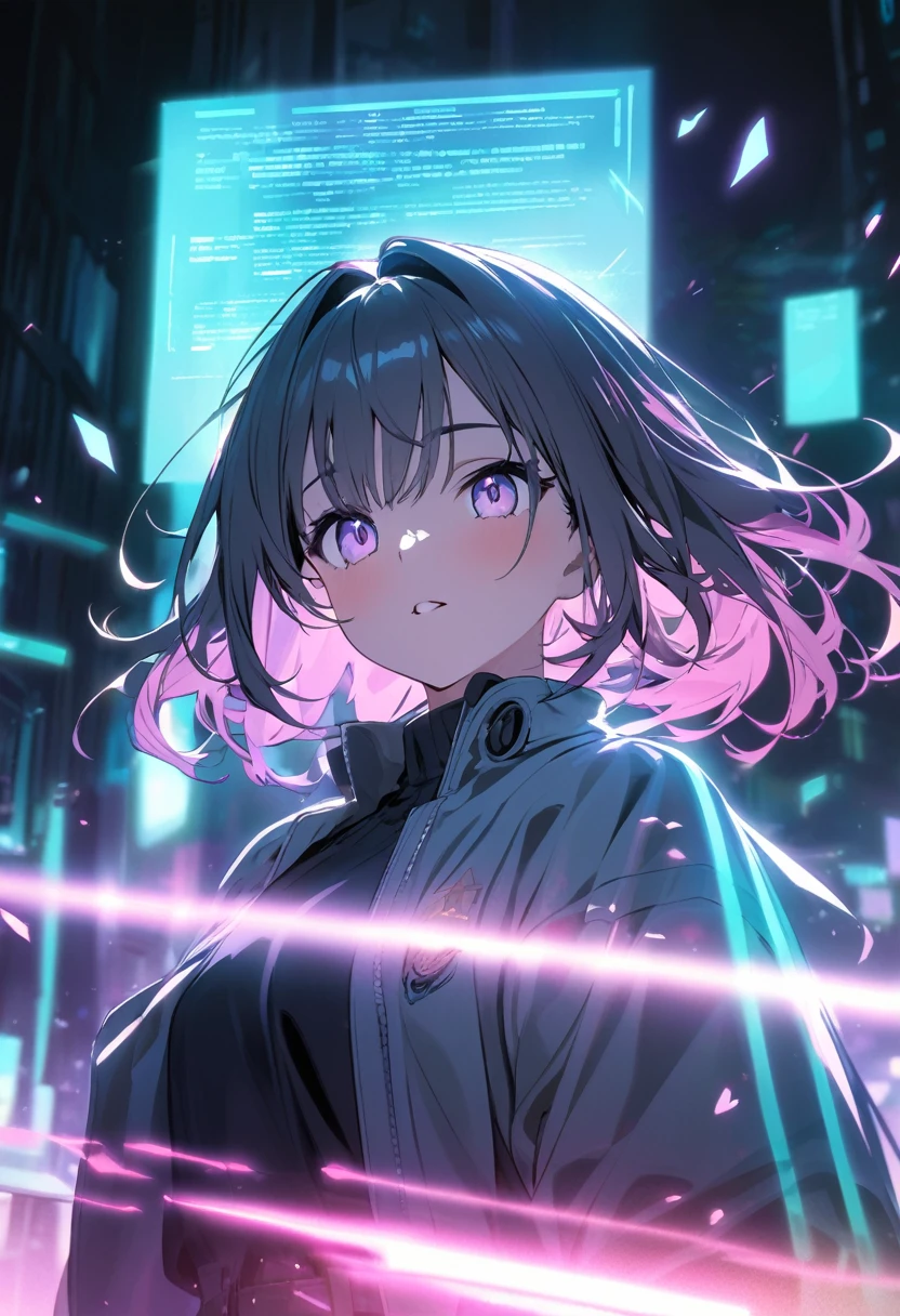 Holographic glow effect