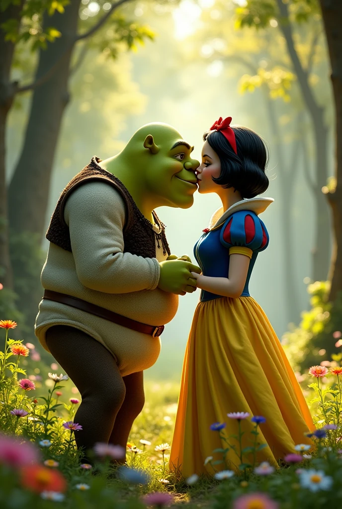 Shuerk kissing snow white 