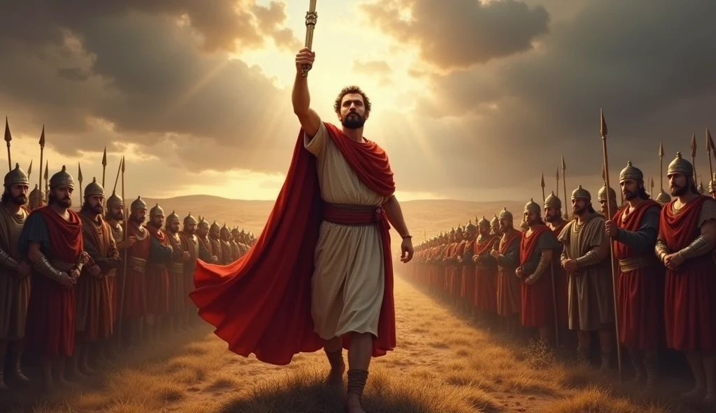 biblical history: red king david ,demonstrated when God&#39;s people act with courage and confidence, always wins