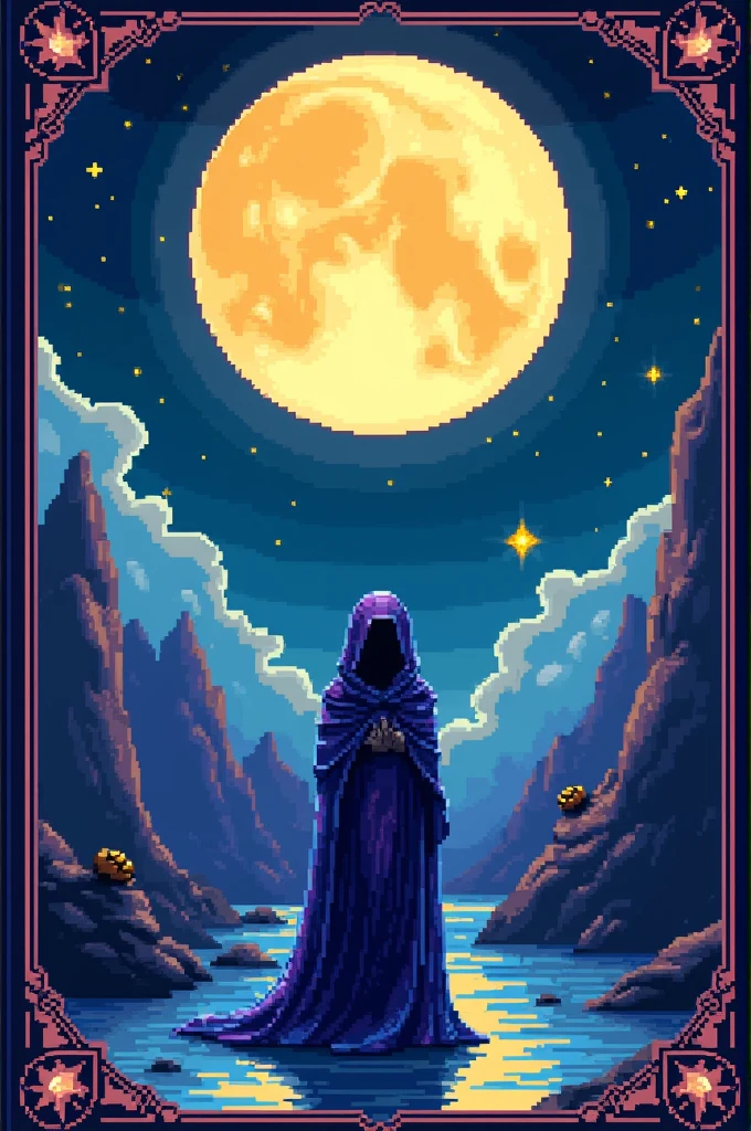 the moon tarot 8bit