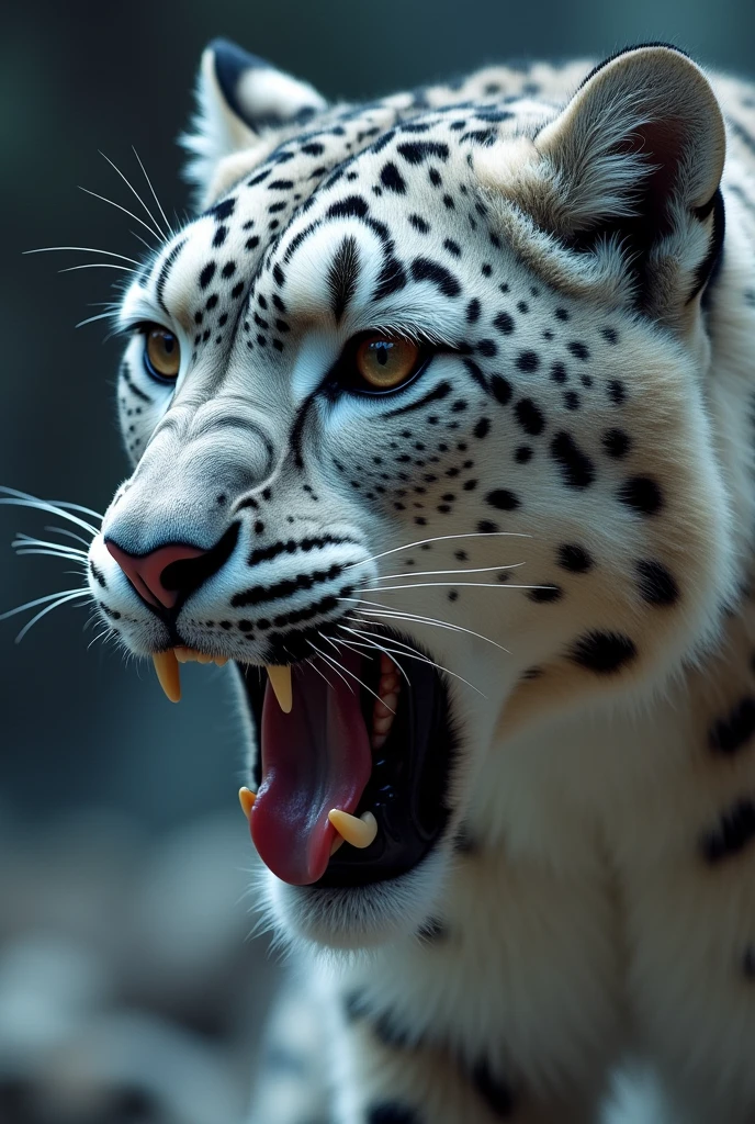 By Taran fiddler, bara, solo,snow leopard , sucking disembodied dick, dick suck, oral sex, cumming, detailed cum, semen in detail, in bedroom, dynamic angle, close up, zoom in on face