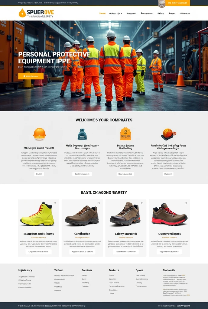 Create a Website Front Page with These Tips - Personal Protective Equipment (epp)
- Safety signs - Emergency equipment - Work clothes - Safety tools In addition, could include relevant information such as:

- Certifications and safety standards - Warranties and return policies - Contact information and support