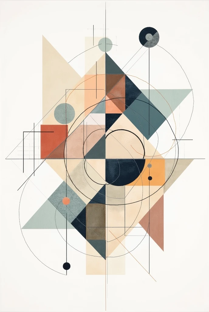 *Title:** "Geometry in Harmony"

**Description:** Create a pattern using geometric shapes such as triangles, squares and circles. Choose a limited color palette and vary the dimensions and thickness of the lines. The goal is to create a visual balance that refers to Palatnik&#39;s work.
