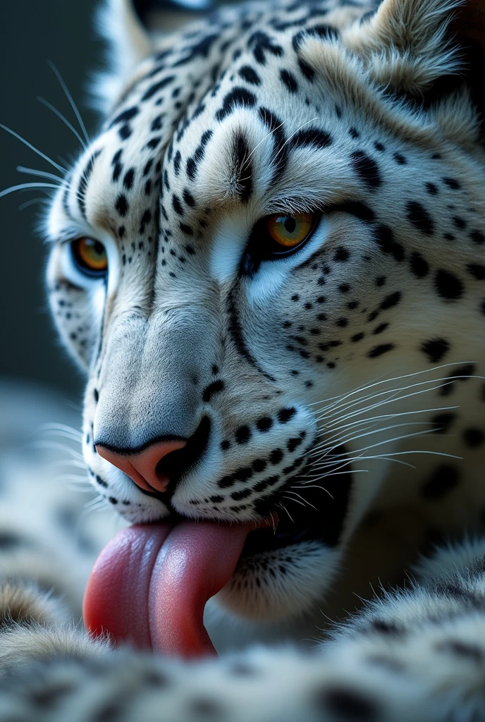 By Taran fiddler, bara, solo,snow leopard , ing disembodied dick, dick suckal sex, cumg, decum, semen in deta in bm, dynamic angle, close up, zoom in on face
