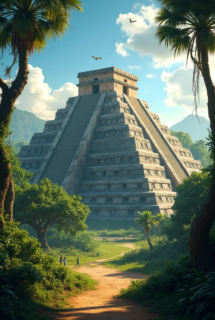 Aztec pyramids