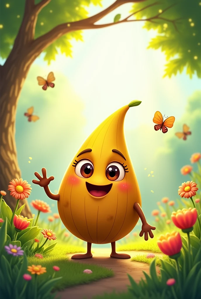 character that is a seed created for kids. its name is zoi. it is brown adn yellow color