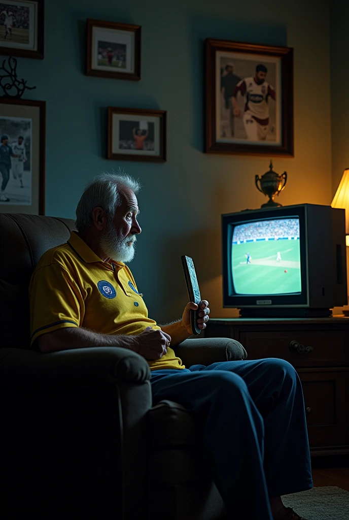 One man tv old on cricket your team loss reaction