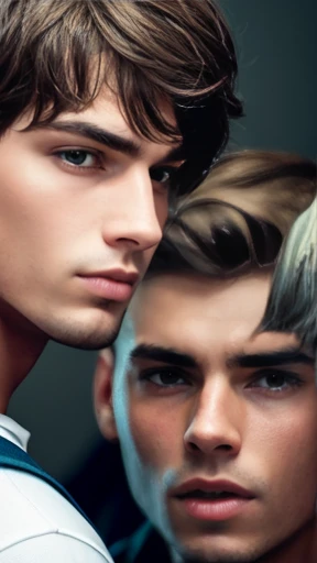 A group of boysJakub Lejbowicz gathered together focus on the face