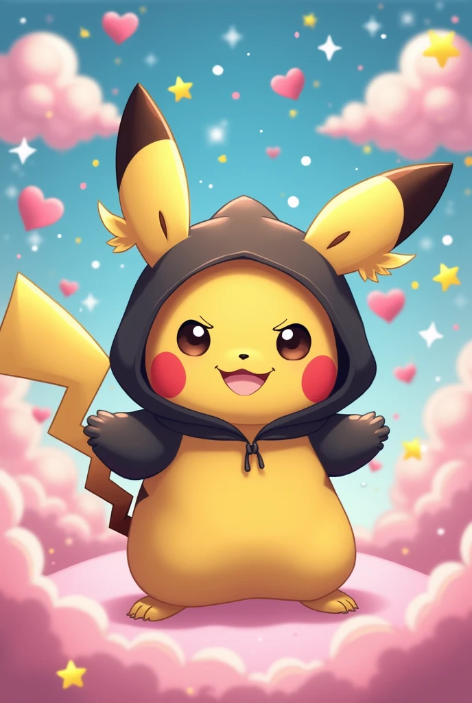 A mix between Pikachu and Kuromi 
