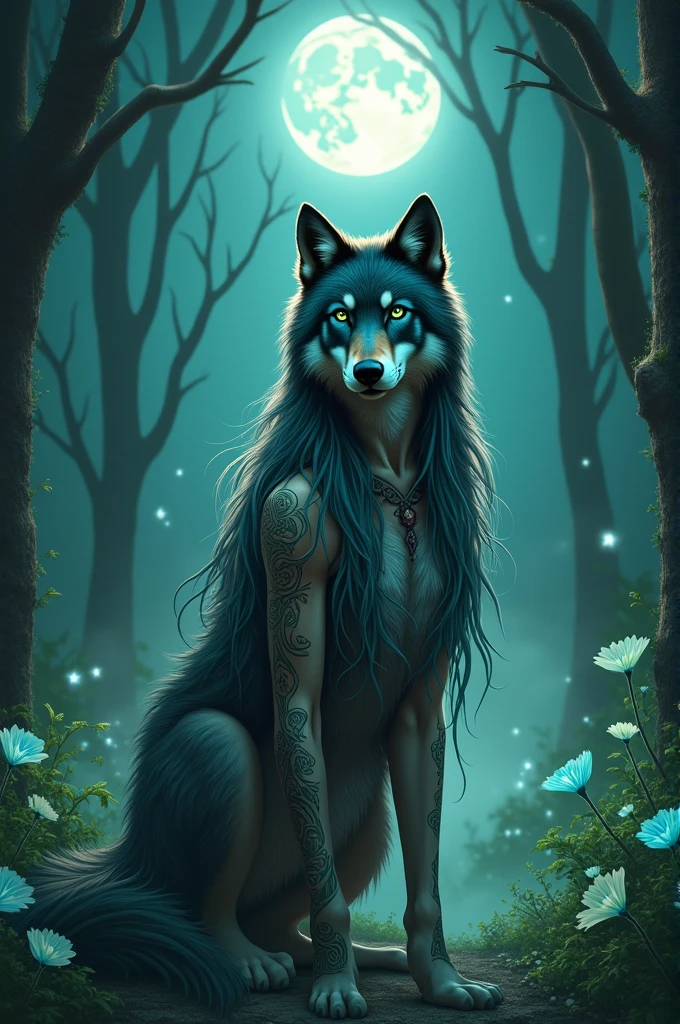 Hentai wolf woman