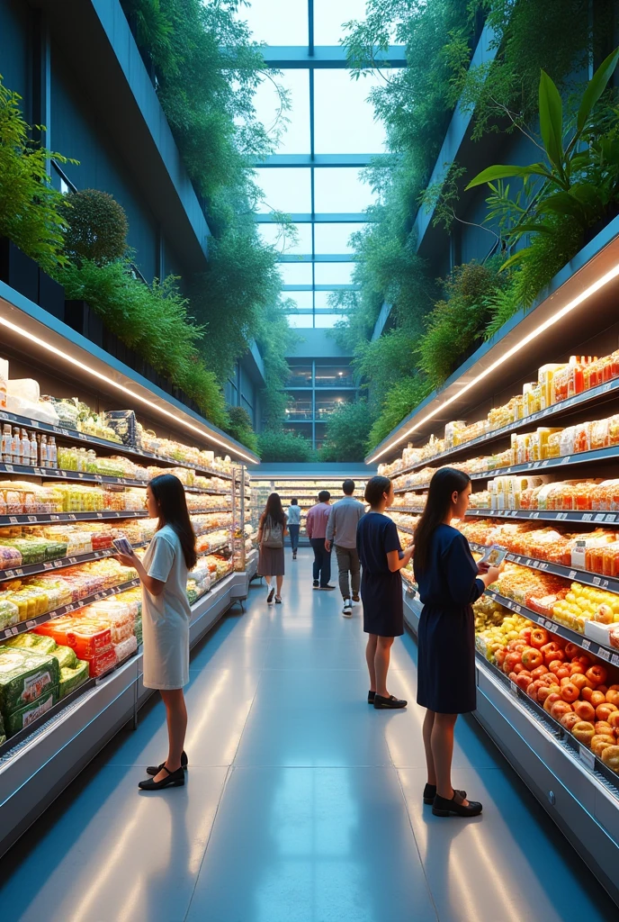 Food supermarket in 2080