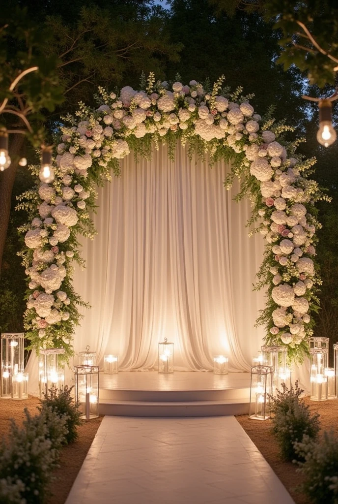 Beautiful wedding stage 