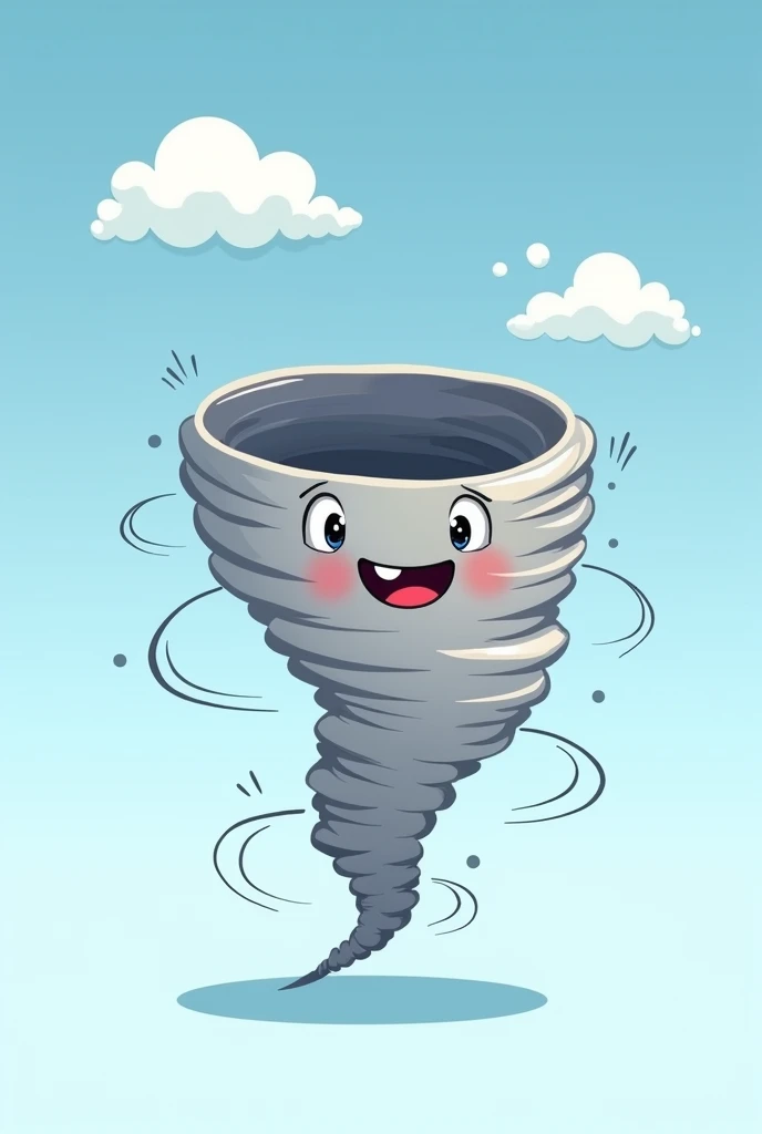 Generates a very simplified tornado emoji