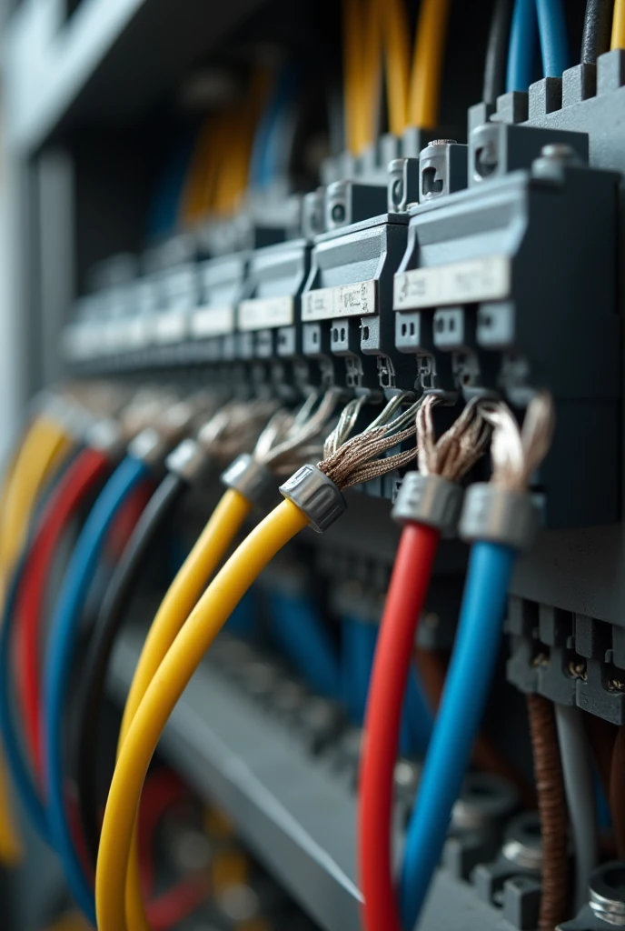 Good electrical work in distribution box with wire connected by pintype lug crimped
Picture clicked by front view