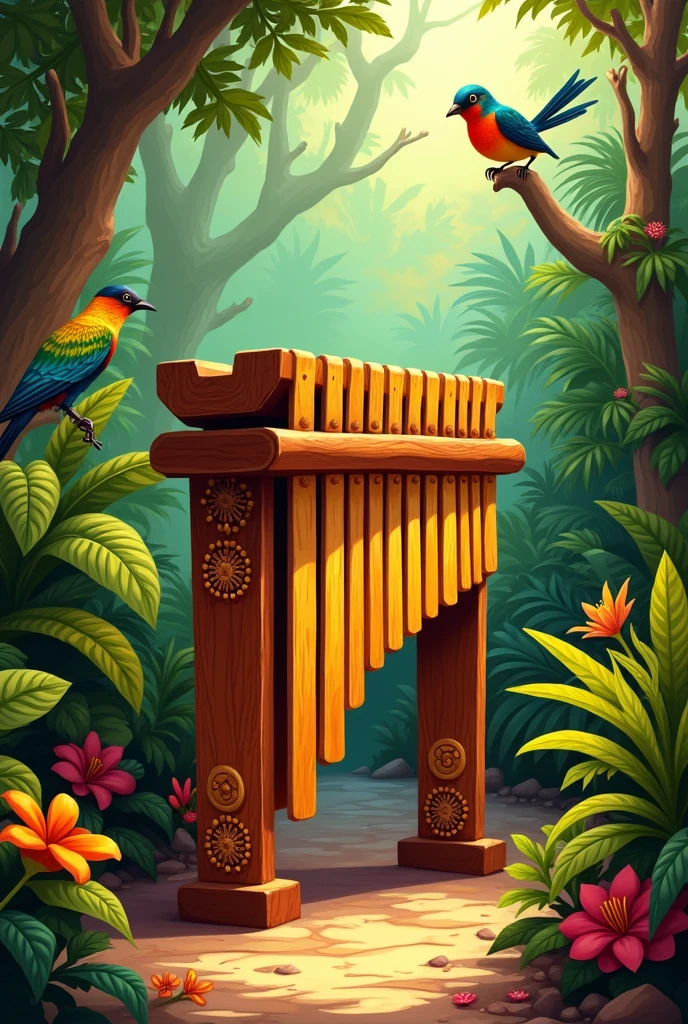 chonta marimba print