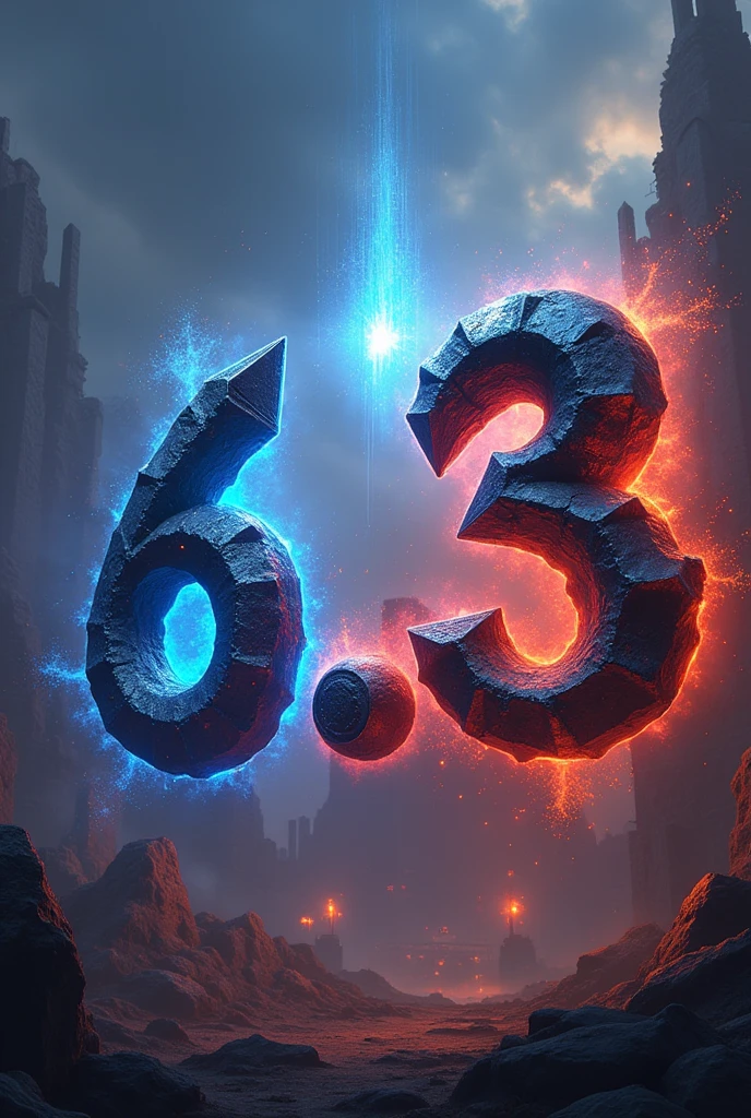 Logo with the name MUENDGAME 6.3 where in a world of battles the online player needs to fight to win and be the best among players and bosses